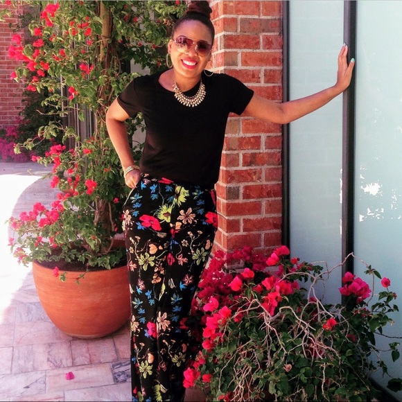 H&M Pants - H&M floral pants